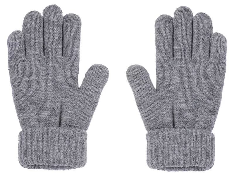 Женские однотонные перчатки Northeast Outfitters Cozy Cabin, серый