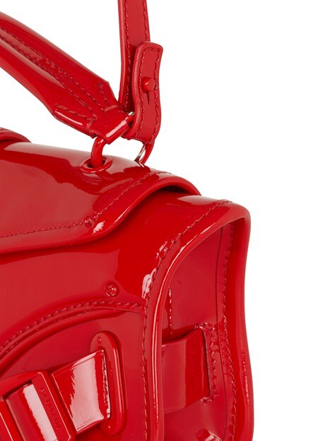 

Клатч Blaze из лакированной кожи Balmain, красный