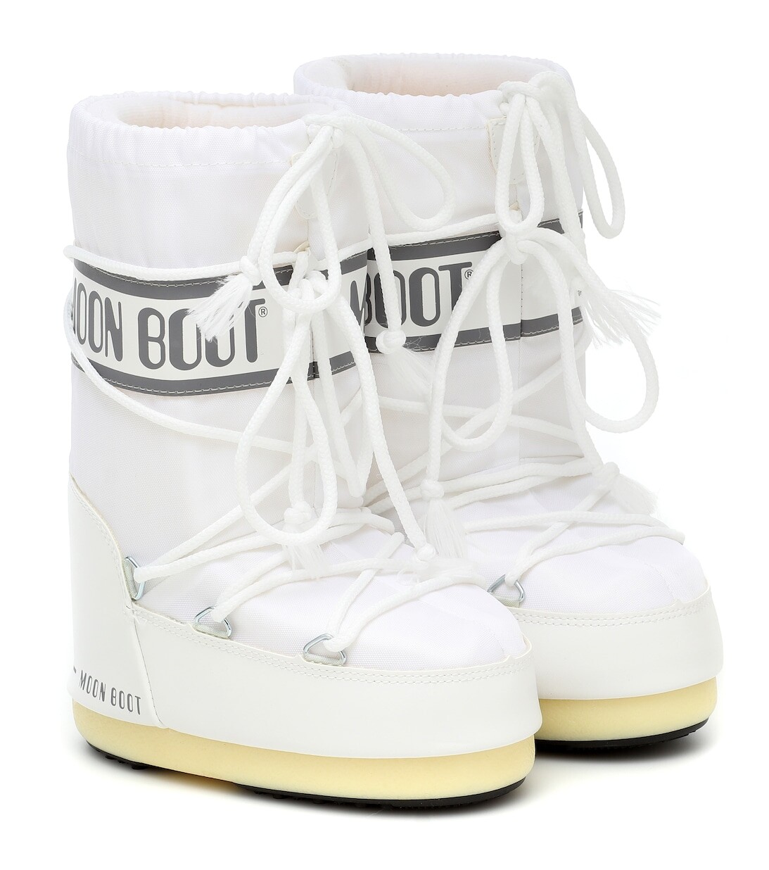 

Нейлоновые зимние сапоги Moon Boot, белый