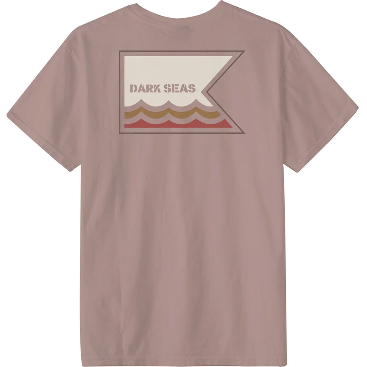 Морская футболка Dark Seas, цвет adobe rose