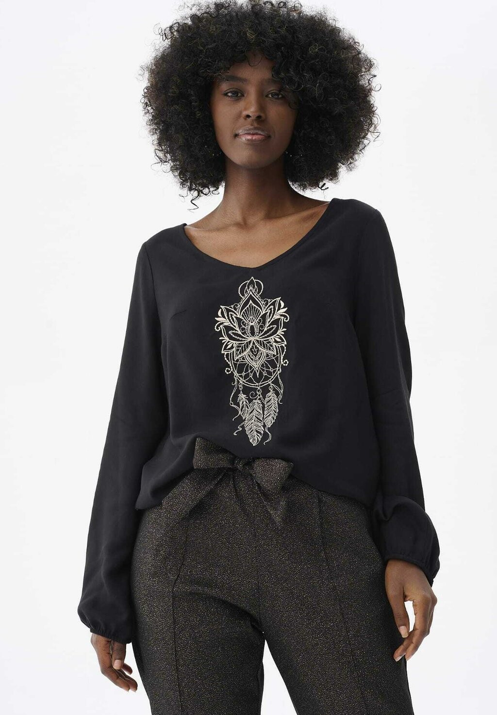 

Блузка DAX HAFT blue shadow, цвет black