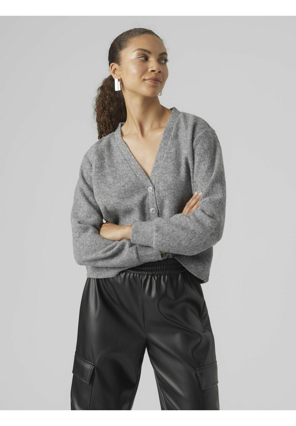 

Кардиган Vero Moda, цвет light grey melange