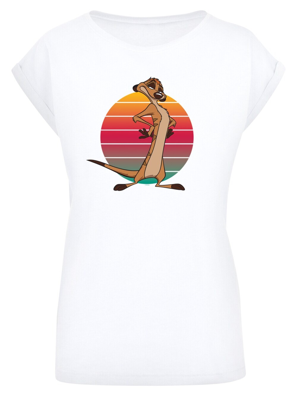 

Рубашка F4Nt4Stic Disney König der Löwen Timon Sunset, белый