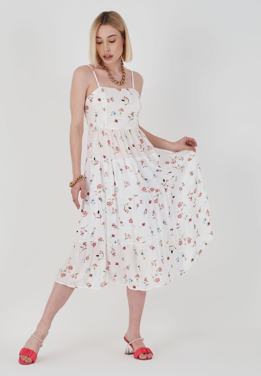 

Летнее платье Floral Patterned Herita, белый