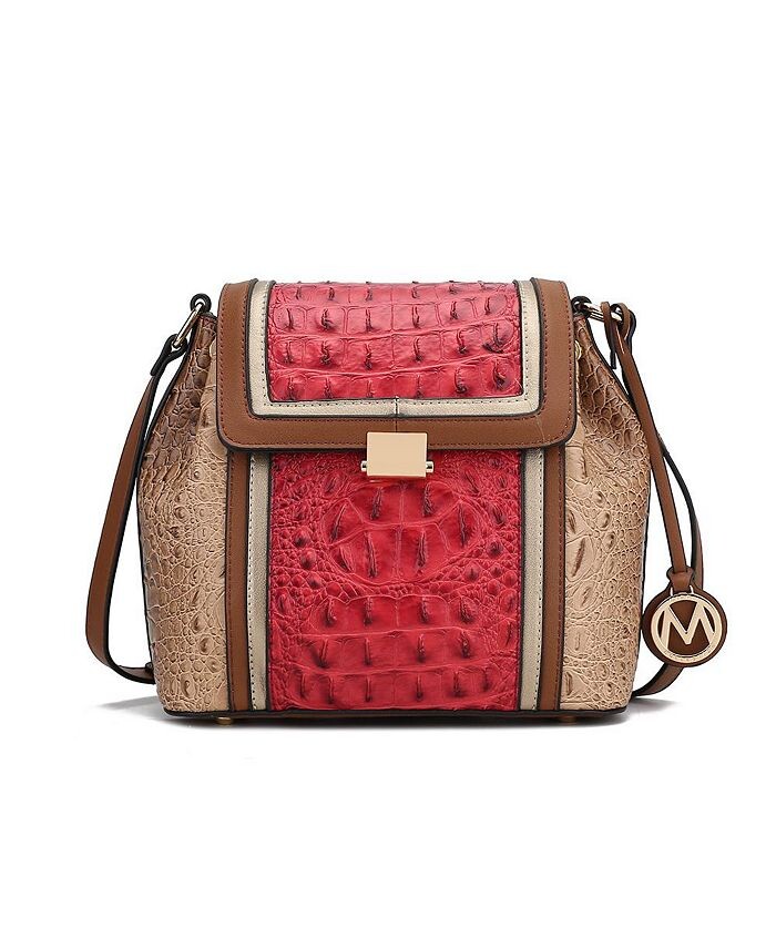 

Сумка через плечо Jamilah с тиснением под крокодила MKF Collection, цвет Cognac