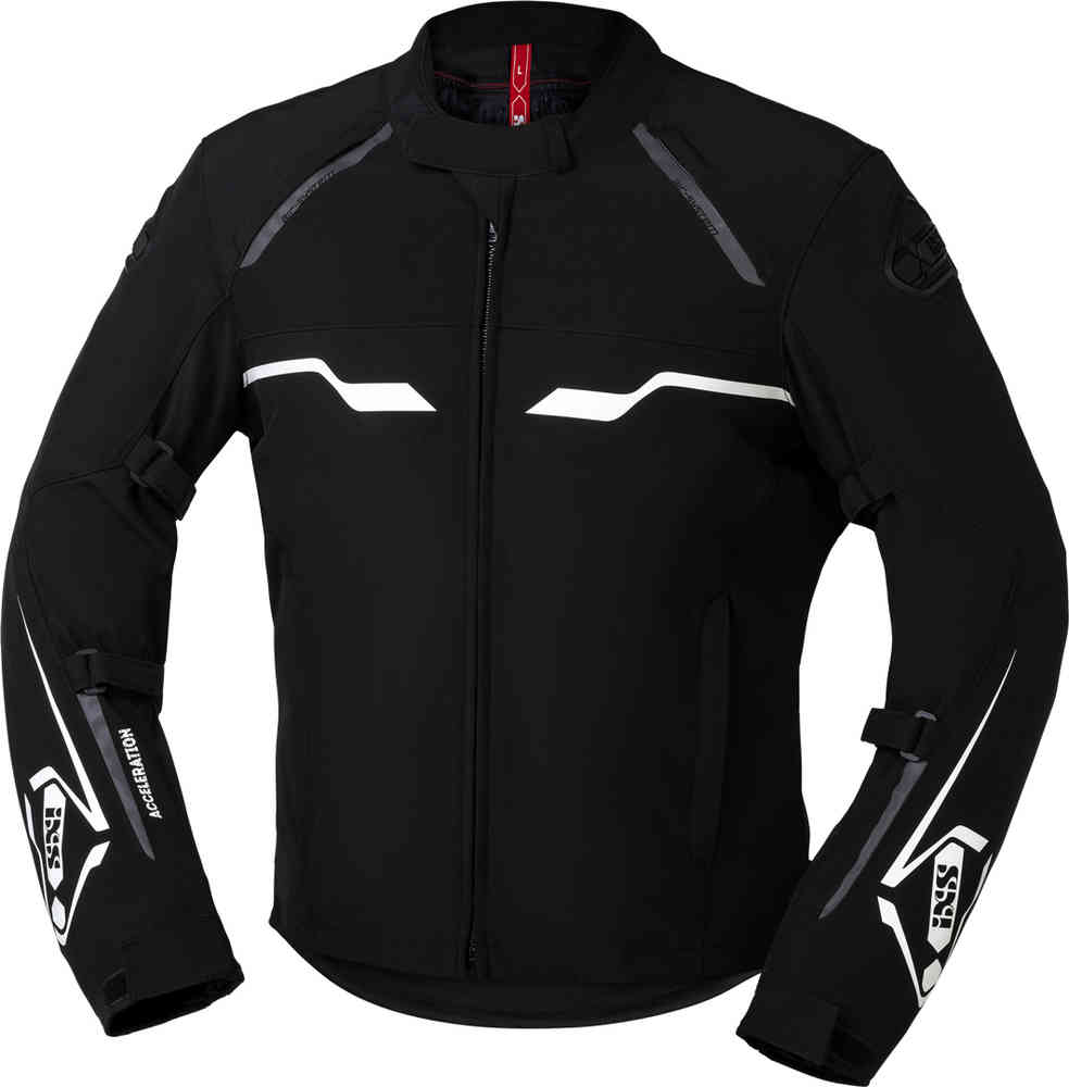 Водонепроницаемая мотоциклетная текстильная куртка Hexalon-ST IXS, черно-белый
