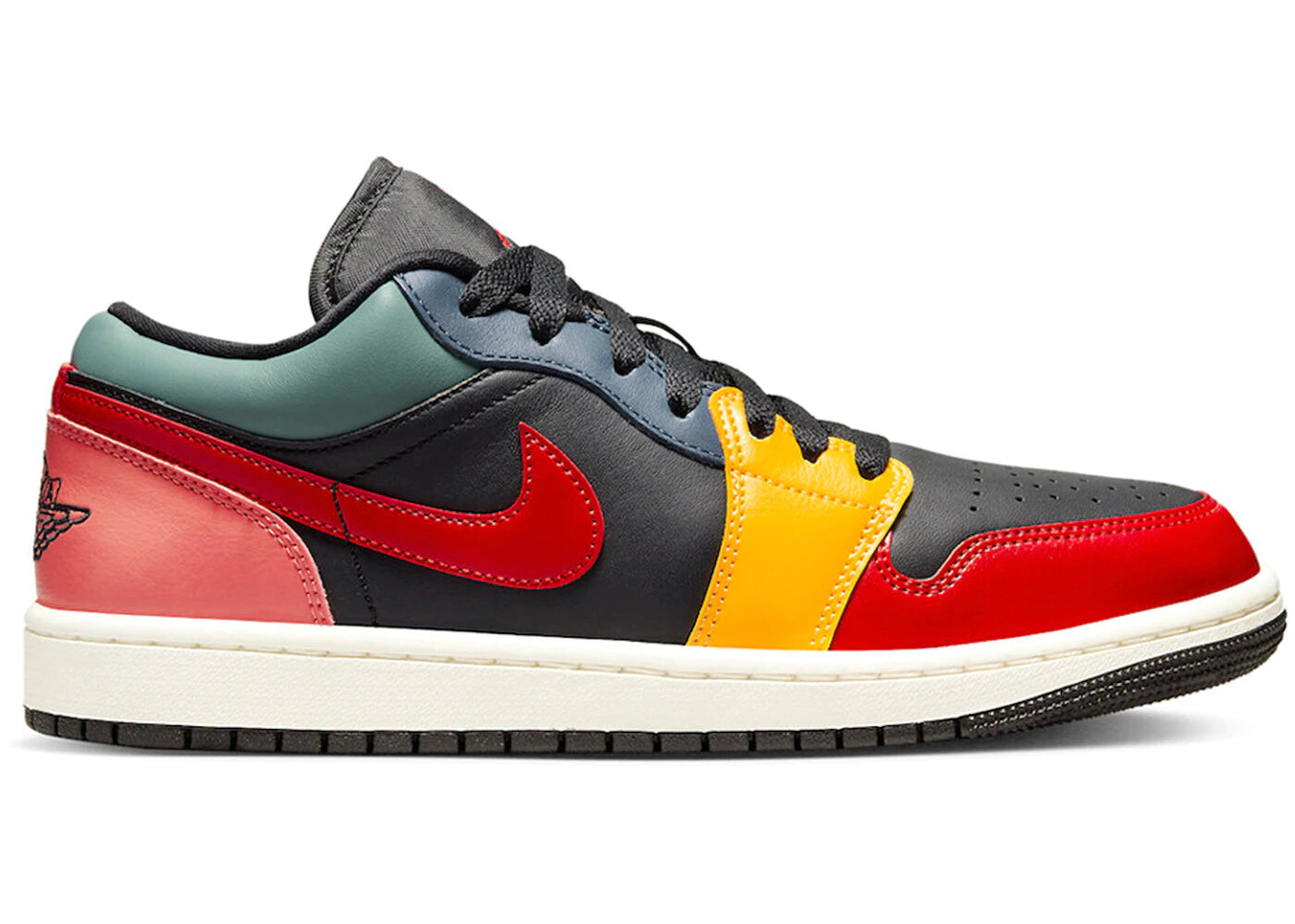 

Кроссовки Air Jordan 1 Low SE, черные разноцветные