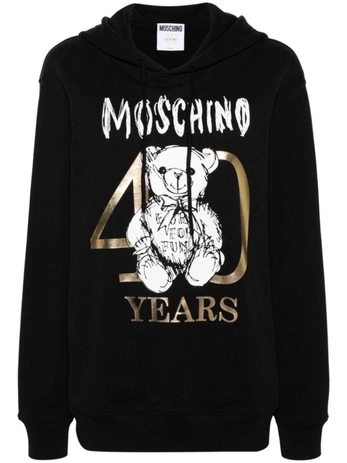

Moschino худи с принтом Teddy Bear, черный