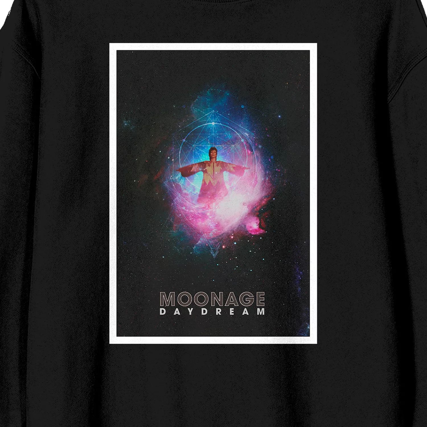 Мужской пуловер с длинными рукавами и рисунком David Bowie Moonage Daydream Licensed Character