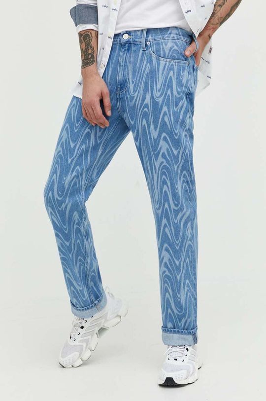 Джинсы Томми Джинс Tommy Jeans, синий джинсы свободного кроя tommy jeans цвет denim medium