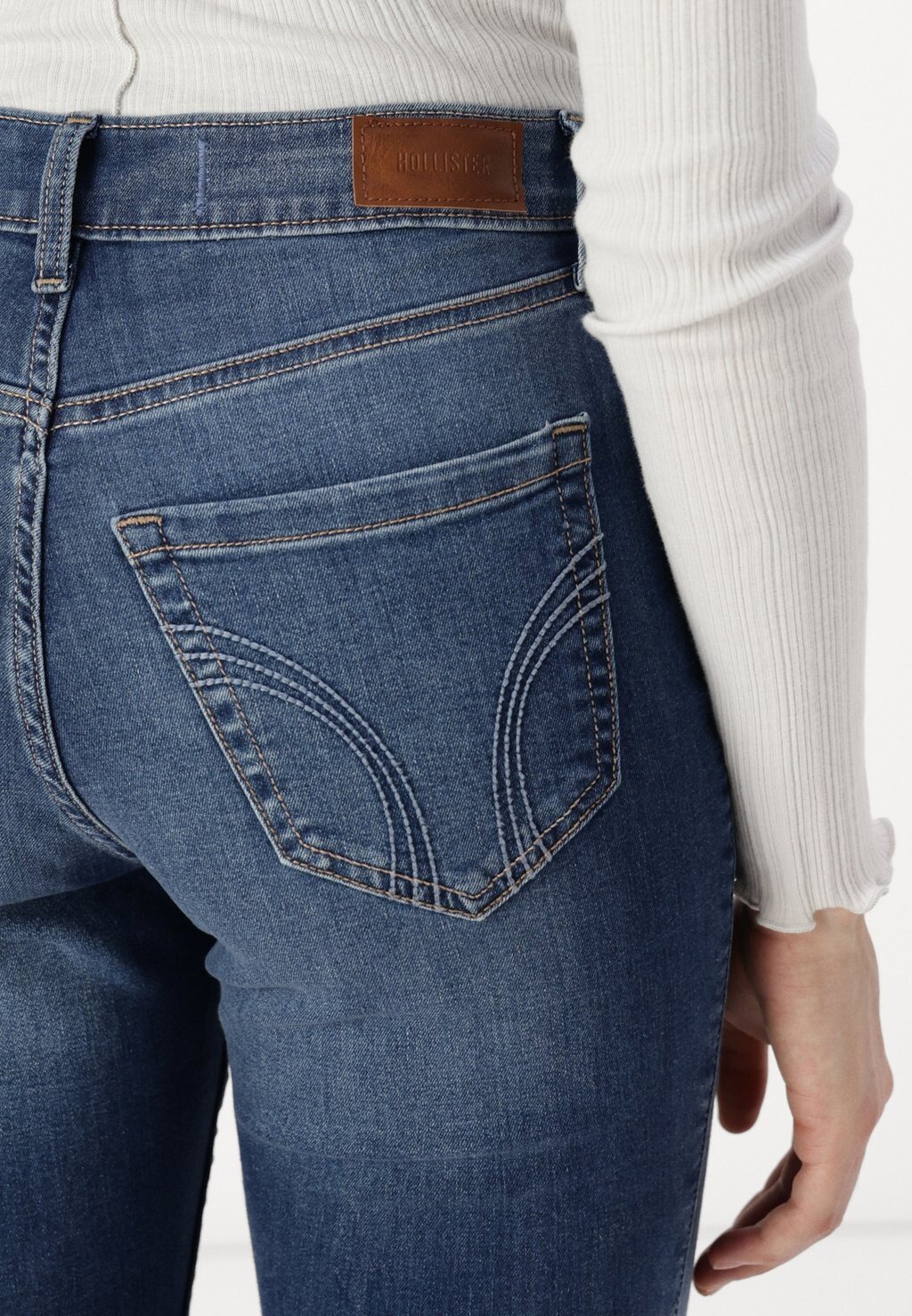 

Джинсы облегающие Hollister Co., синий деним