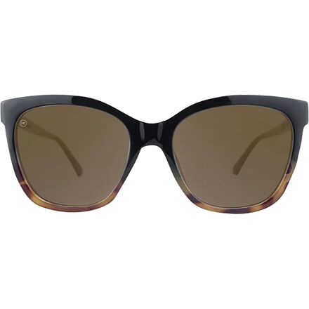 Поляризованные солнцезащитные очки Deja Views Knockaround, цвет Glossy Black & Blonde Tortoise Shell Fade