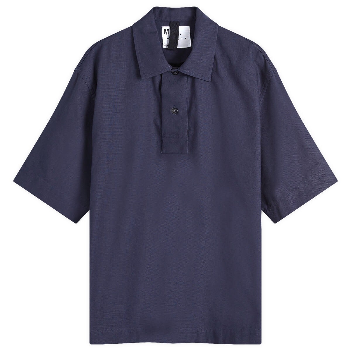 

Поло Mhl By Margaret Howell Offset Plackett Polo, цвет Ink