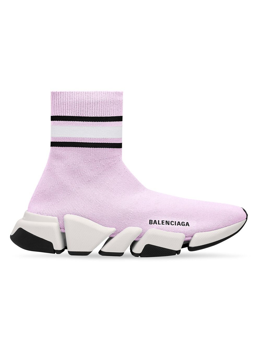 

Кроссовки Speed 2.0 из переработанного трикотажа Balenciaga, белый