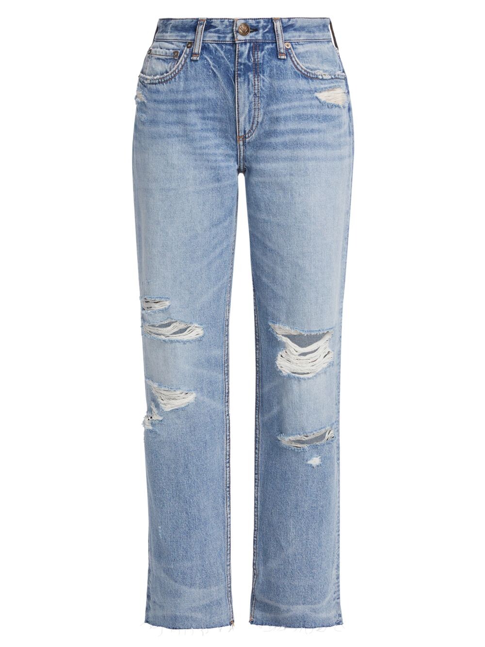 

Dre Разрушенные мешковатые джинсы rag & bone, индиго