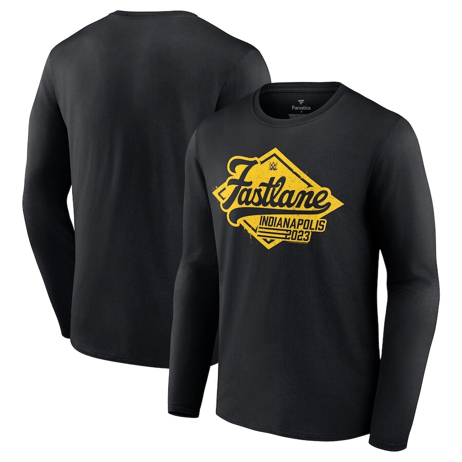 

Футболка с длинным рукавом Fanatics Branded Wwe Merchandise, черный