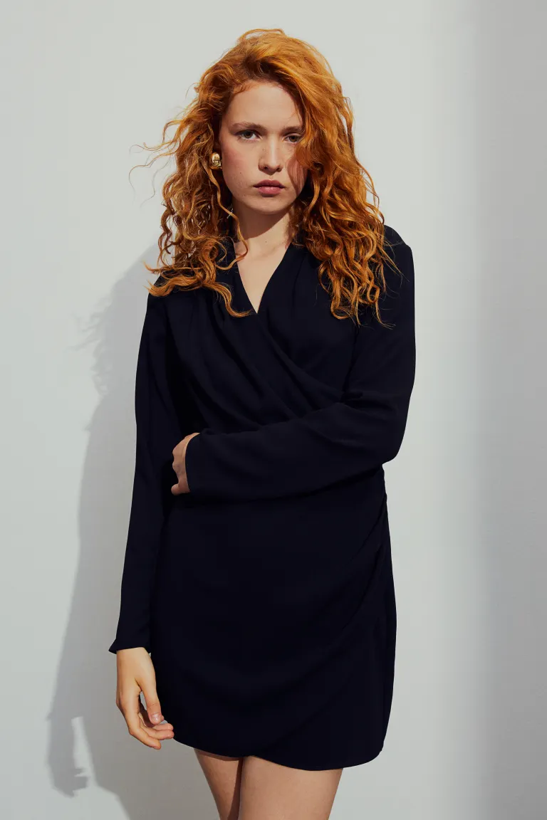

Платье-трансформер с драпировкой H&M, черный
