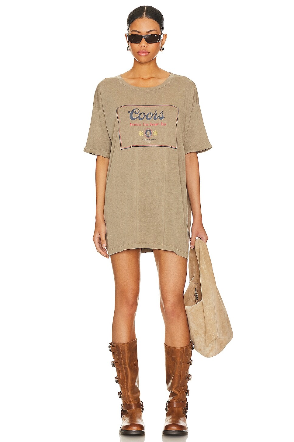 

Футболка The Laundry Room Coors Fine Banquet Oversized, цвет Camel Gold