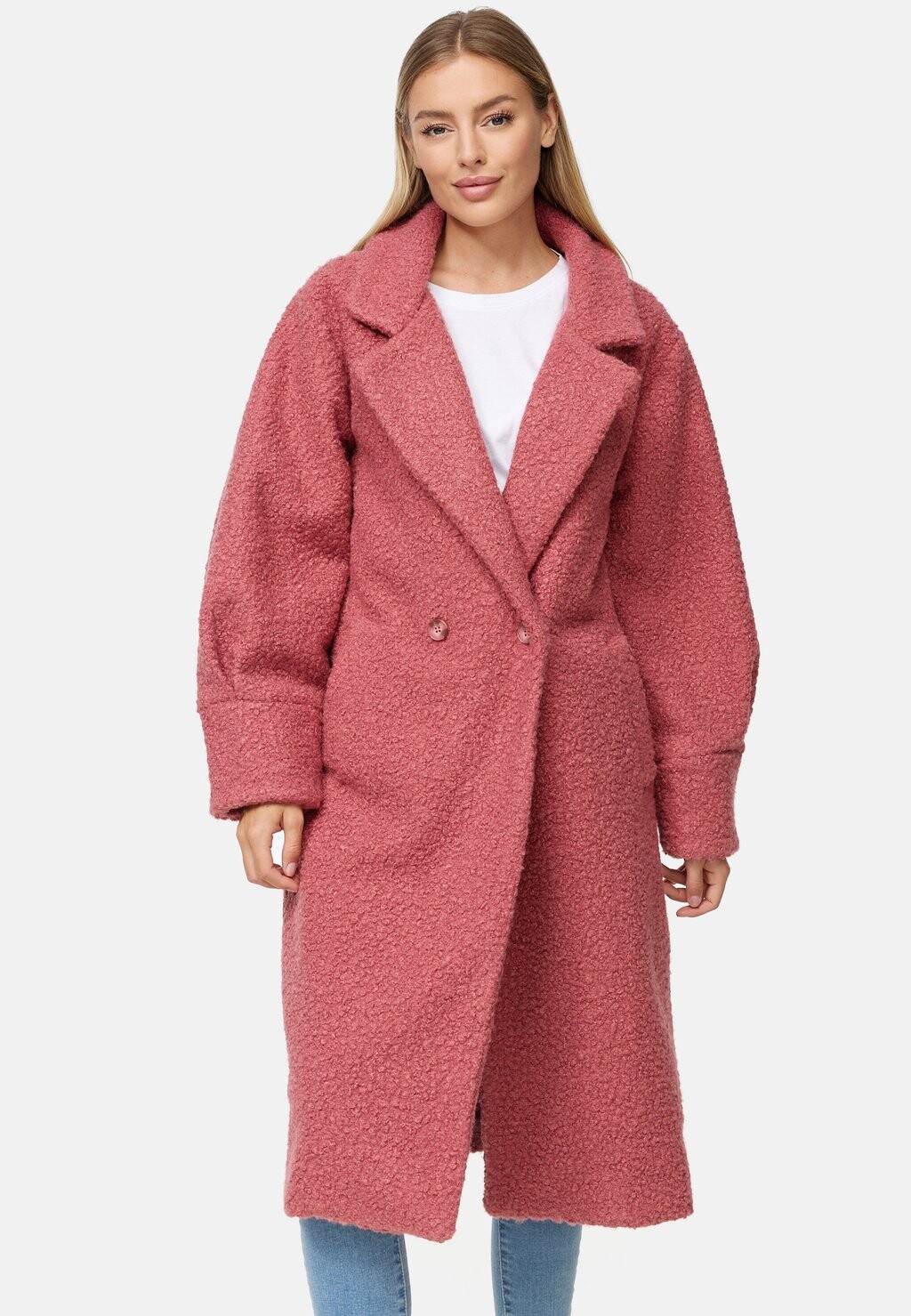 

Классическое пальто Threadbare, розовый