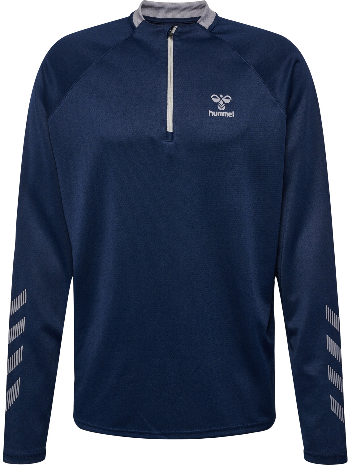 

Футболка Hummel Trikot L/S Hmlgg12 Action Half Zip Sweat, цвет MARINE/ALLOY