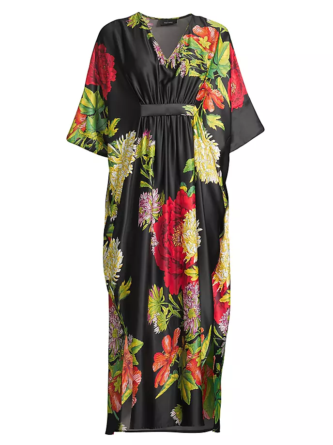 

Катерина Печатный Кафтан Natori, черный