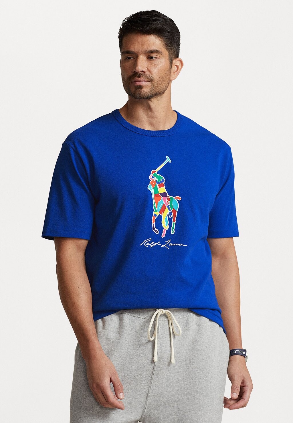 

Футболка с принтом Short Sleeve Polo Ralph Lauren, цвет sapphire star