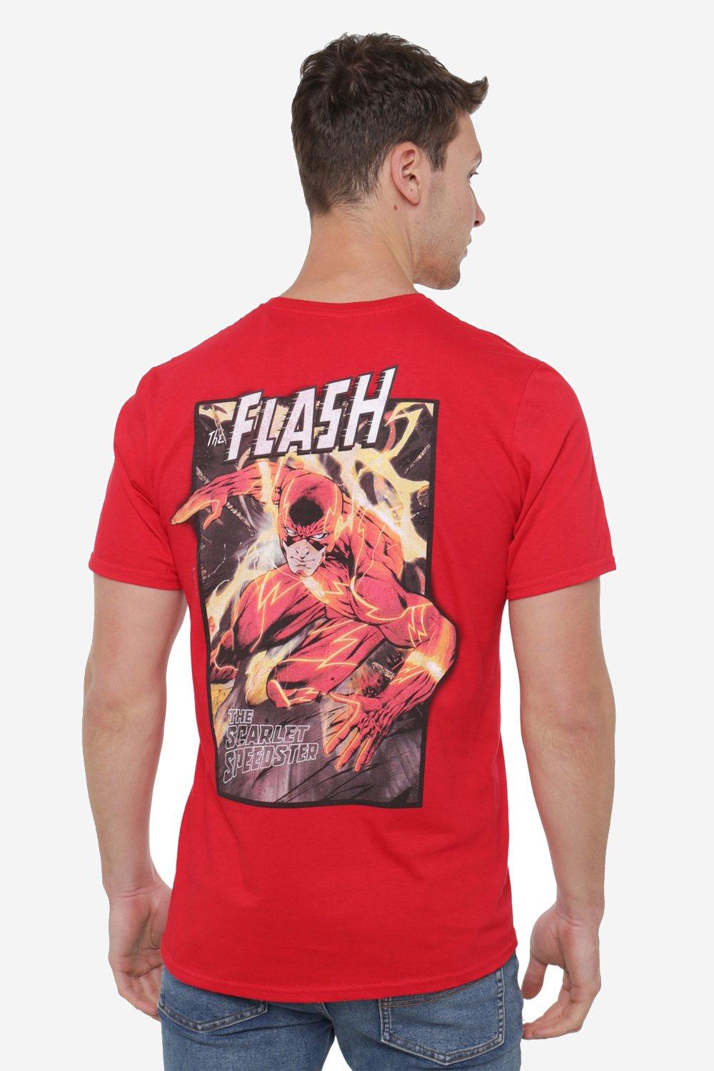 Мужская футболка Flash Speedster DC Comics, красный игровые фигурки dc comics фигурка супергерой 10 см