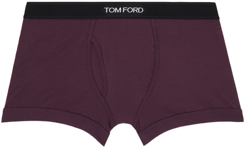 

Пурпурные боксеры классического кроя Tom Ford