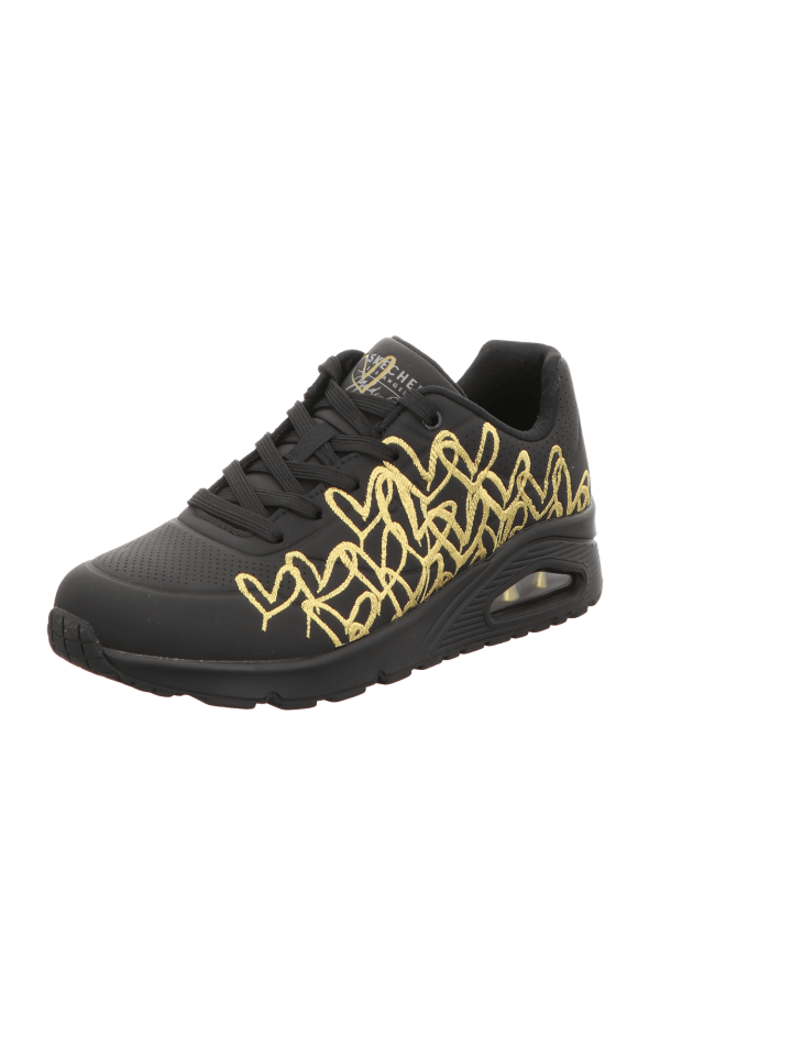 

Низкие кроссовки Skechers Sport Uno Golden Heart, черный