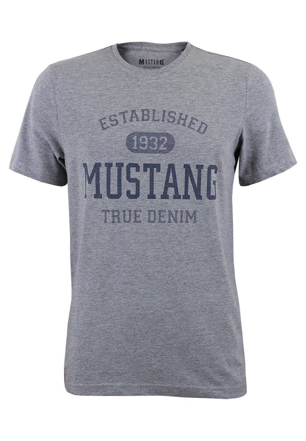 

Футболка с принтом Mustang, цвет mid grey melange