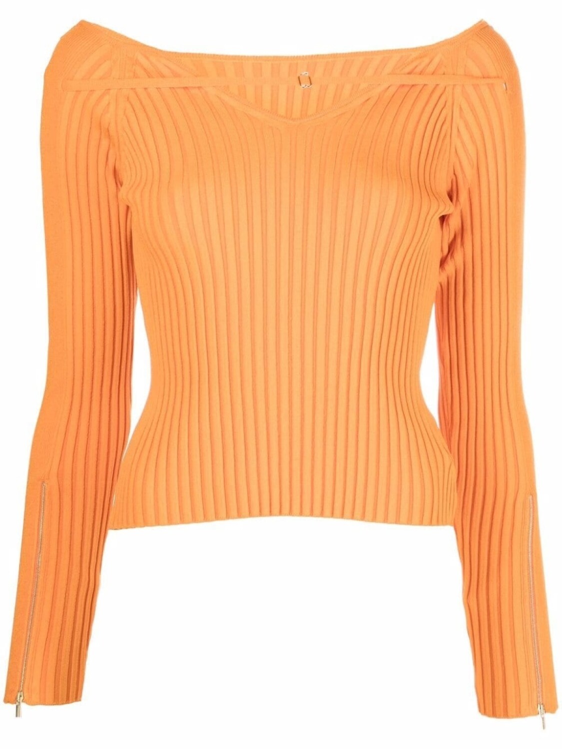 

Jacquemus топ La maille Oro в рубчик, оранжевый