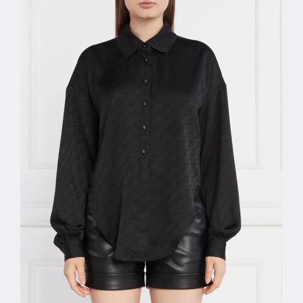 

Ls new рубашка обычного кроя с бантом June Top Guess, черный