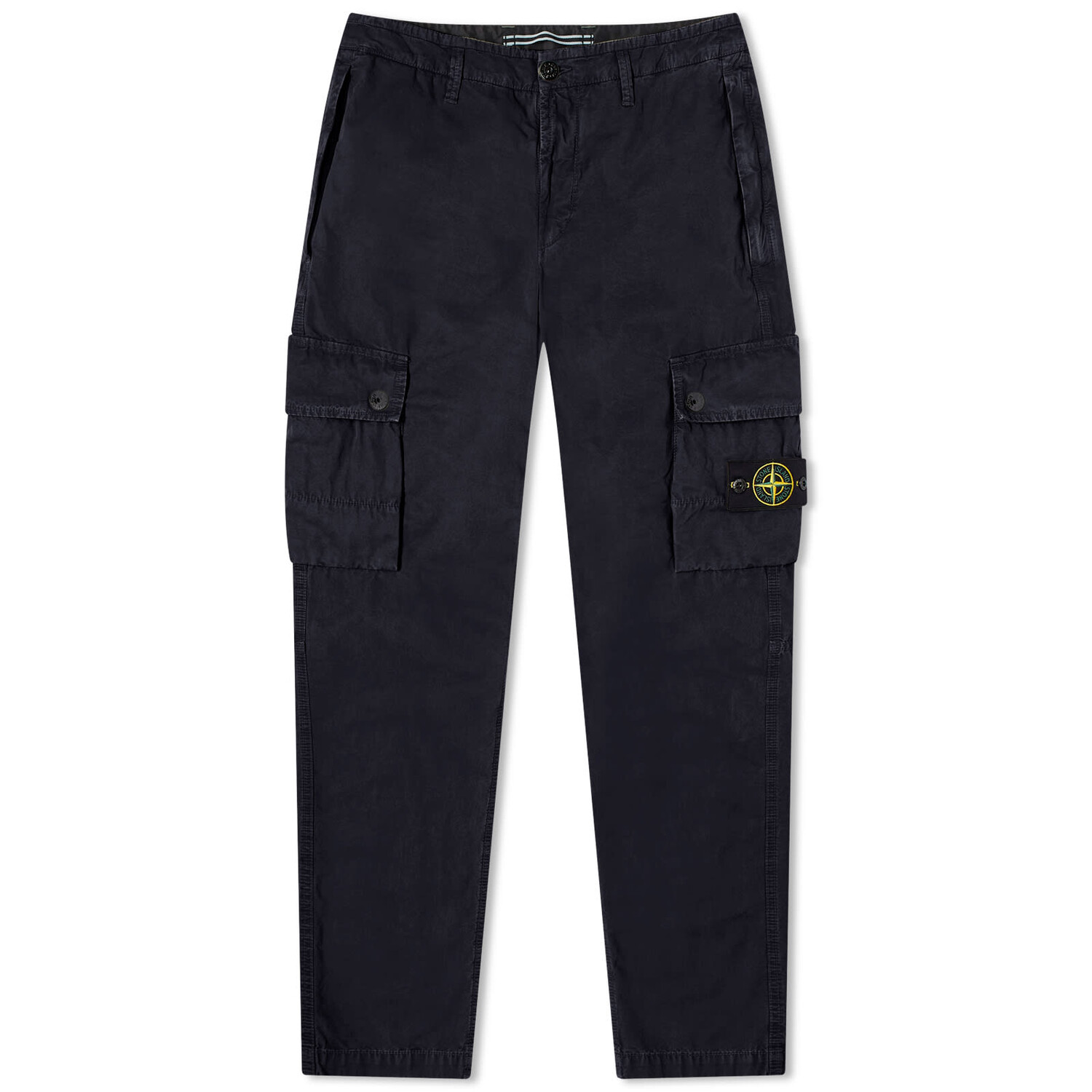 

Брюки карго Stone Island Brushed Cotton Canvas Cargos, темно-синий