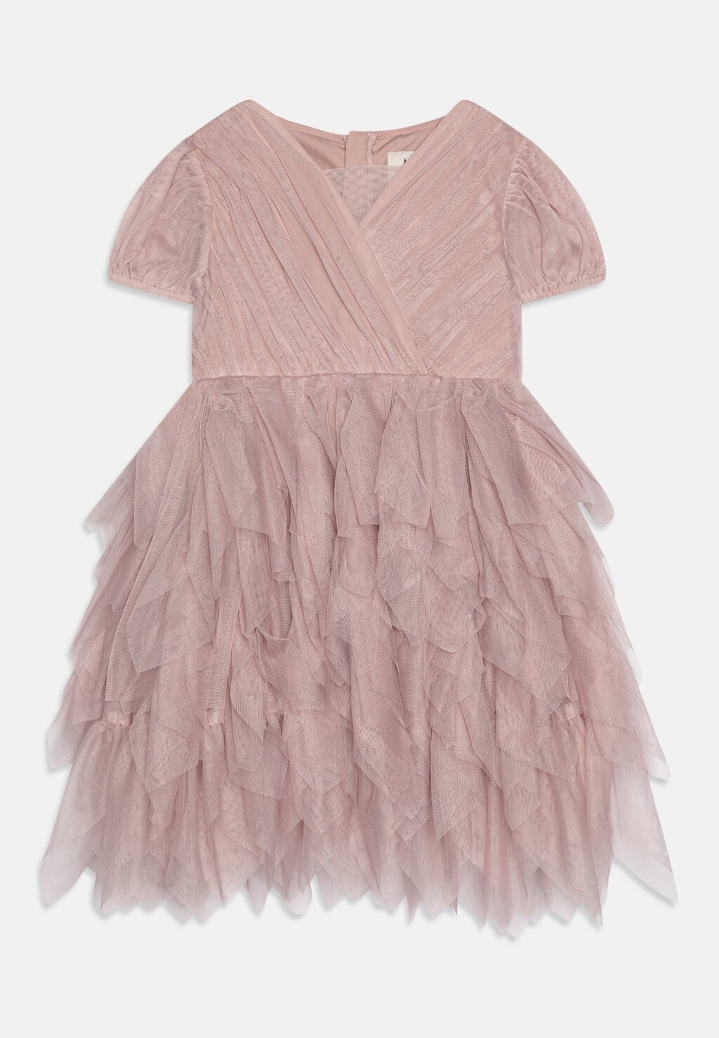 

Элегантное платье Puff Sleeve Dress With Ruffle Skirt Anaya with love, цвет frosted pink