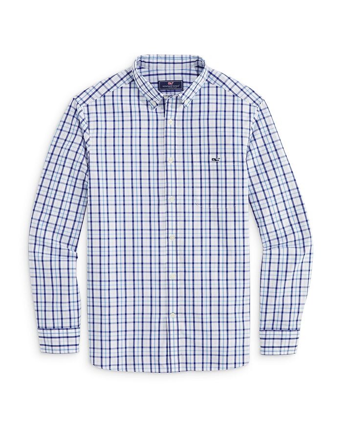 

Рубашка классического кроя Tattersall из эластичного поплина Vineyard Vines