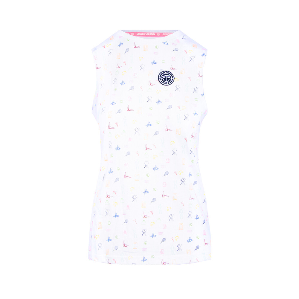

Футболка BIDI BADU Adisa Lifestyle Tank white/mixed, белый