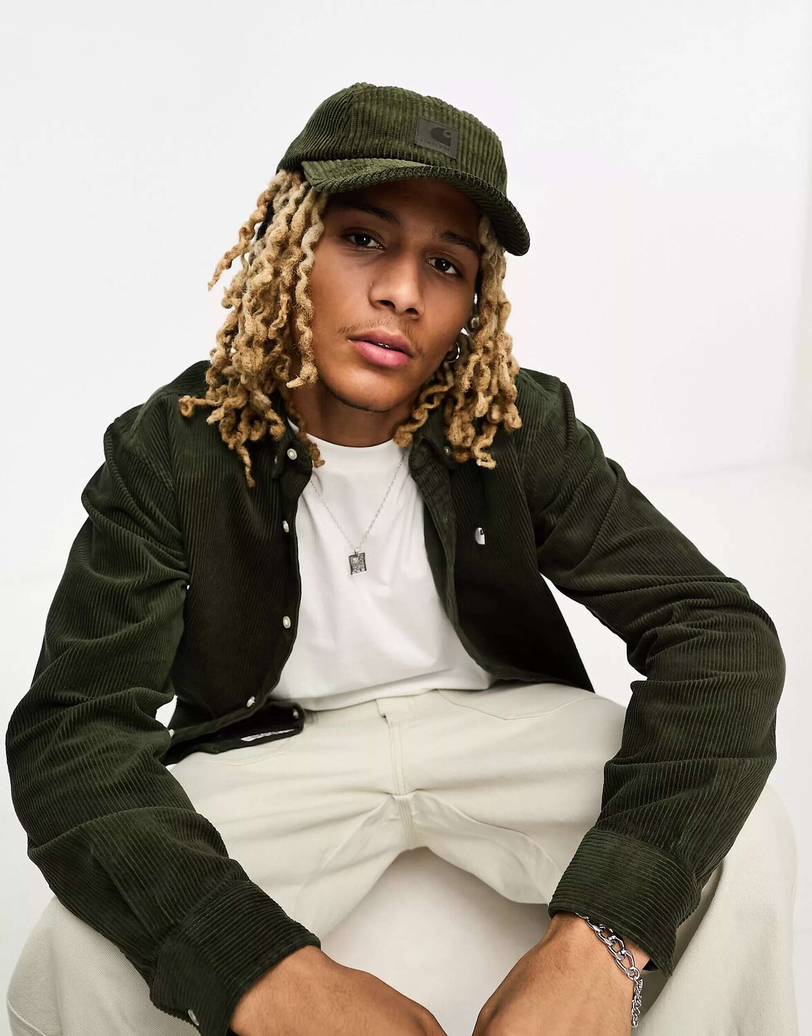 

Зеленая кепка Carhartt WIP erie 5