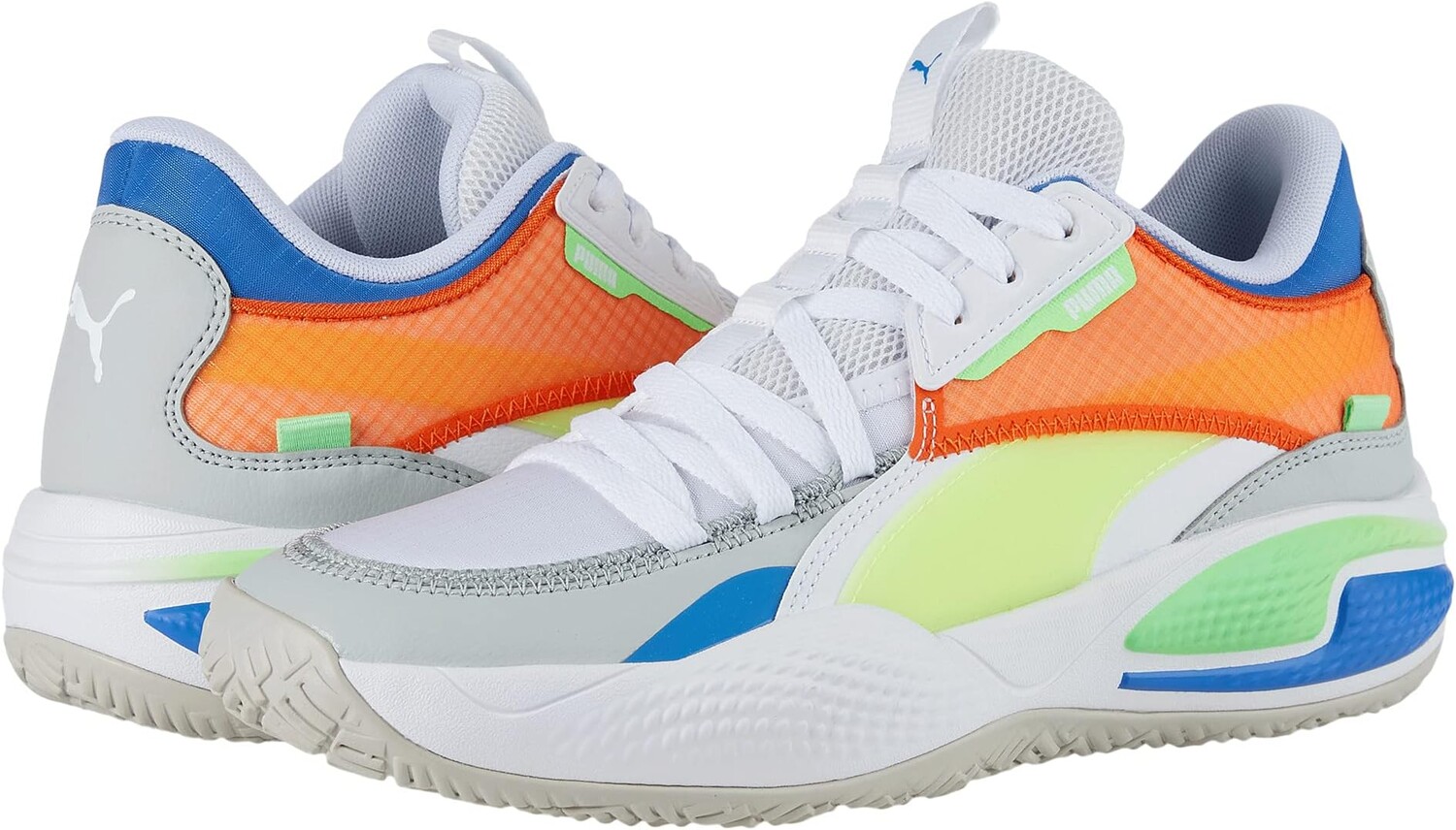 

Кроссовки Court Rider Twofold PUMA, цвет Puma White/Palace Blue