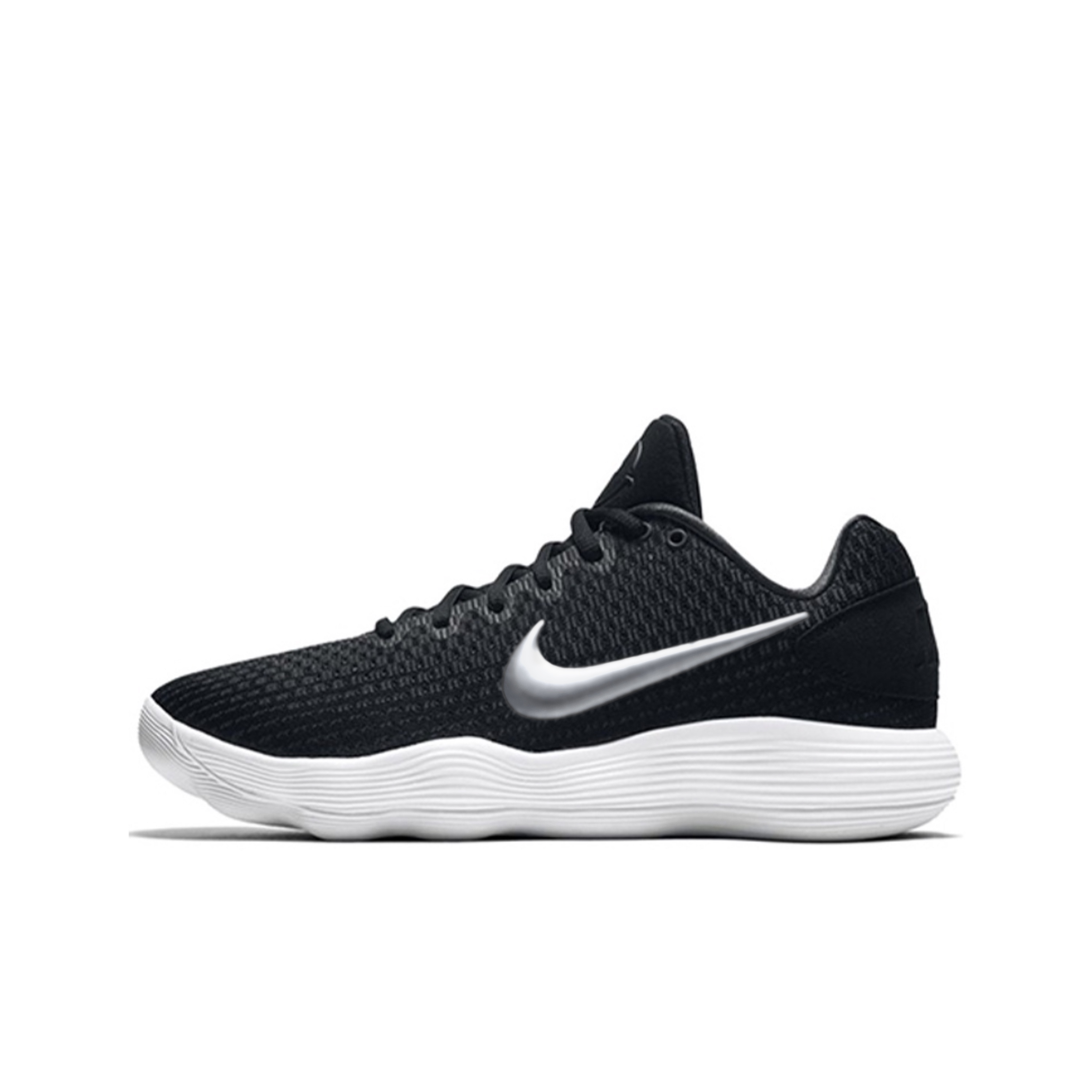 

Баскетбольные кроссовки Hyperdunk 2017 Basketball Shoes Men Low-Top Black/Silver Nike