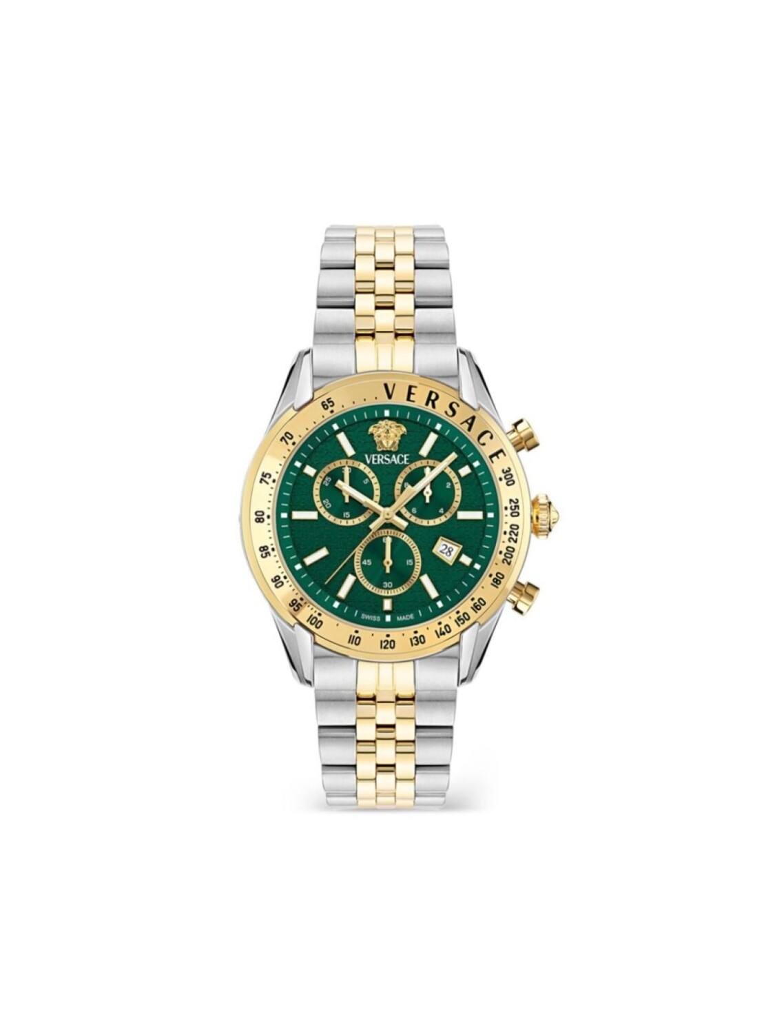 

Versace наручные часы Chrono 45 мм, зеленый