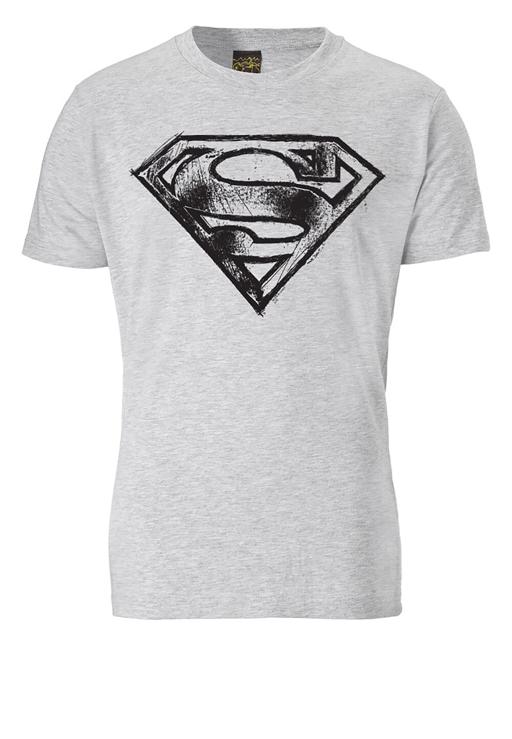 Рубашка LOGOSHIRT Superman Scribble Logo, серый