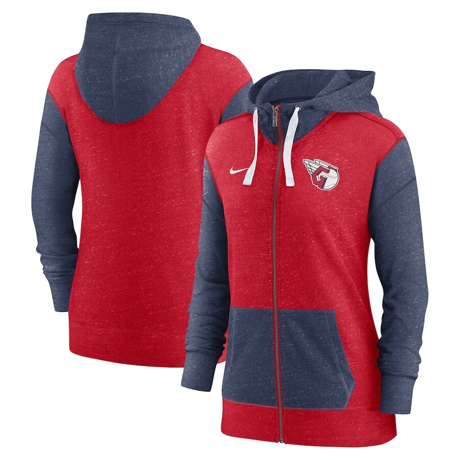

Толстовка на молнии Nike Cleveland Guardians, красный
