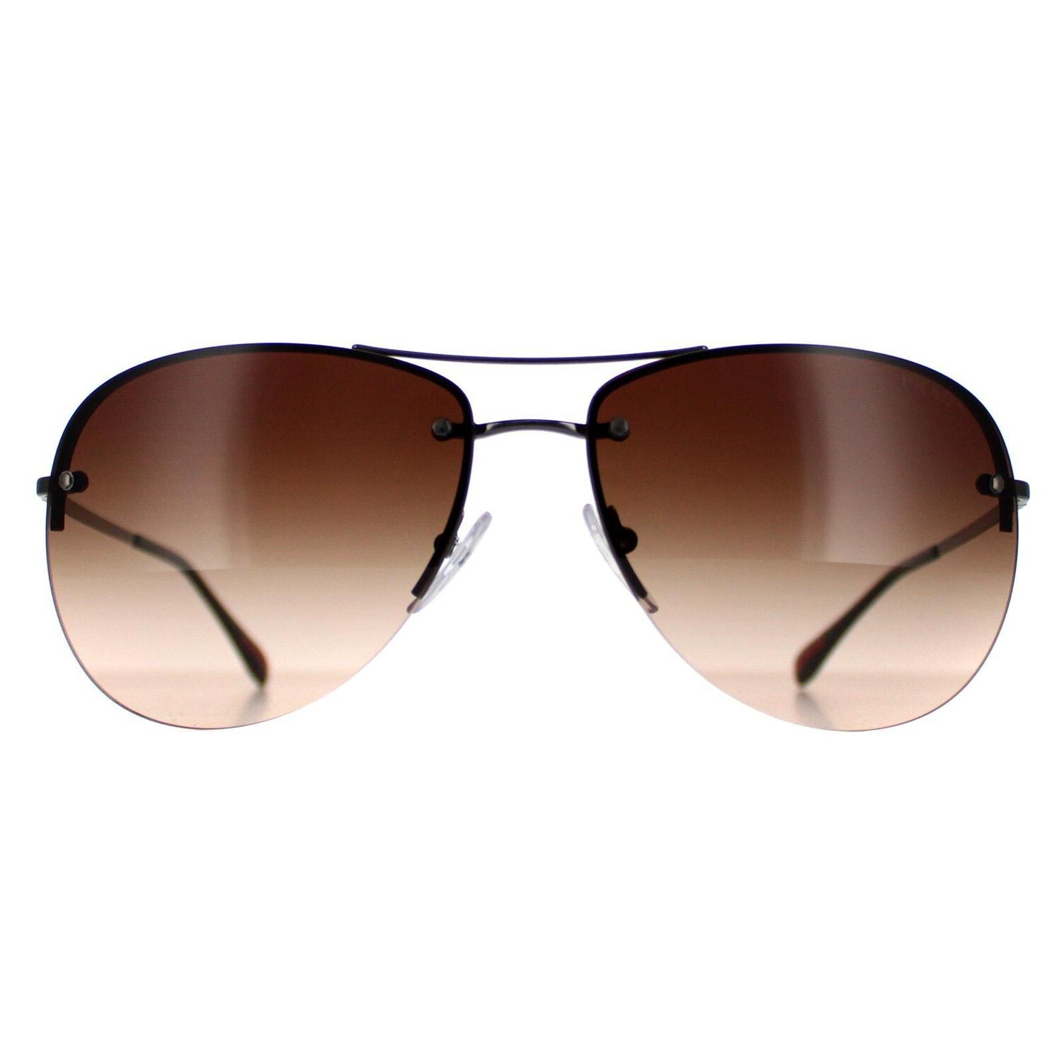 

Aviator Gunmetal Brown Gradient PS 50RS Prada Sport, серый