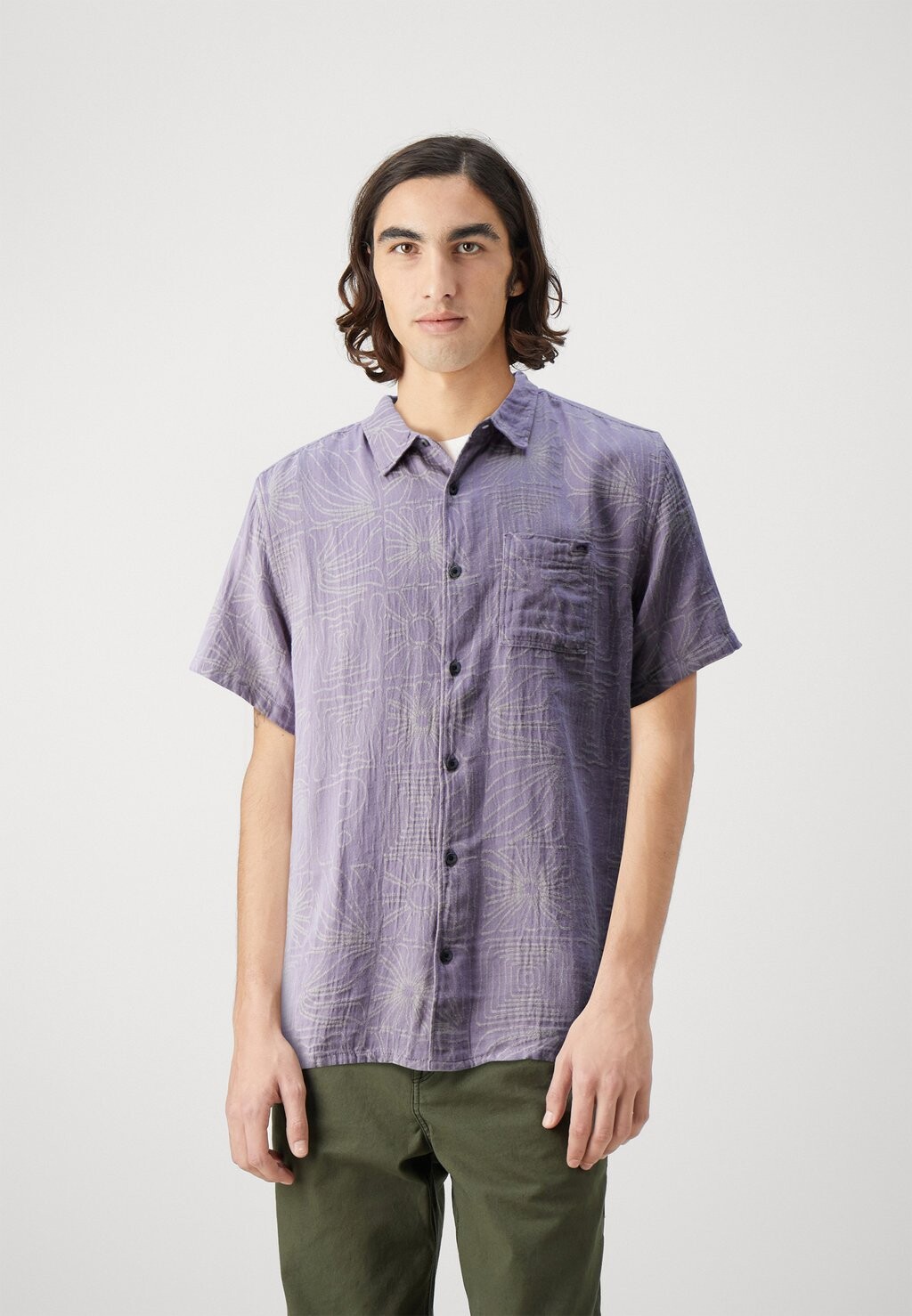 

Рубашка SUNDAYS JACQUARD Billabong, цвет lilac