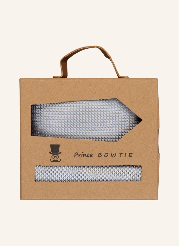 

Комплект: галстук и нагрудный платок Prince Bowtie, синий
