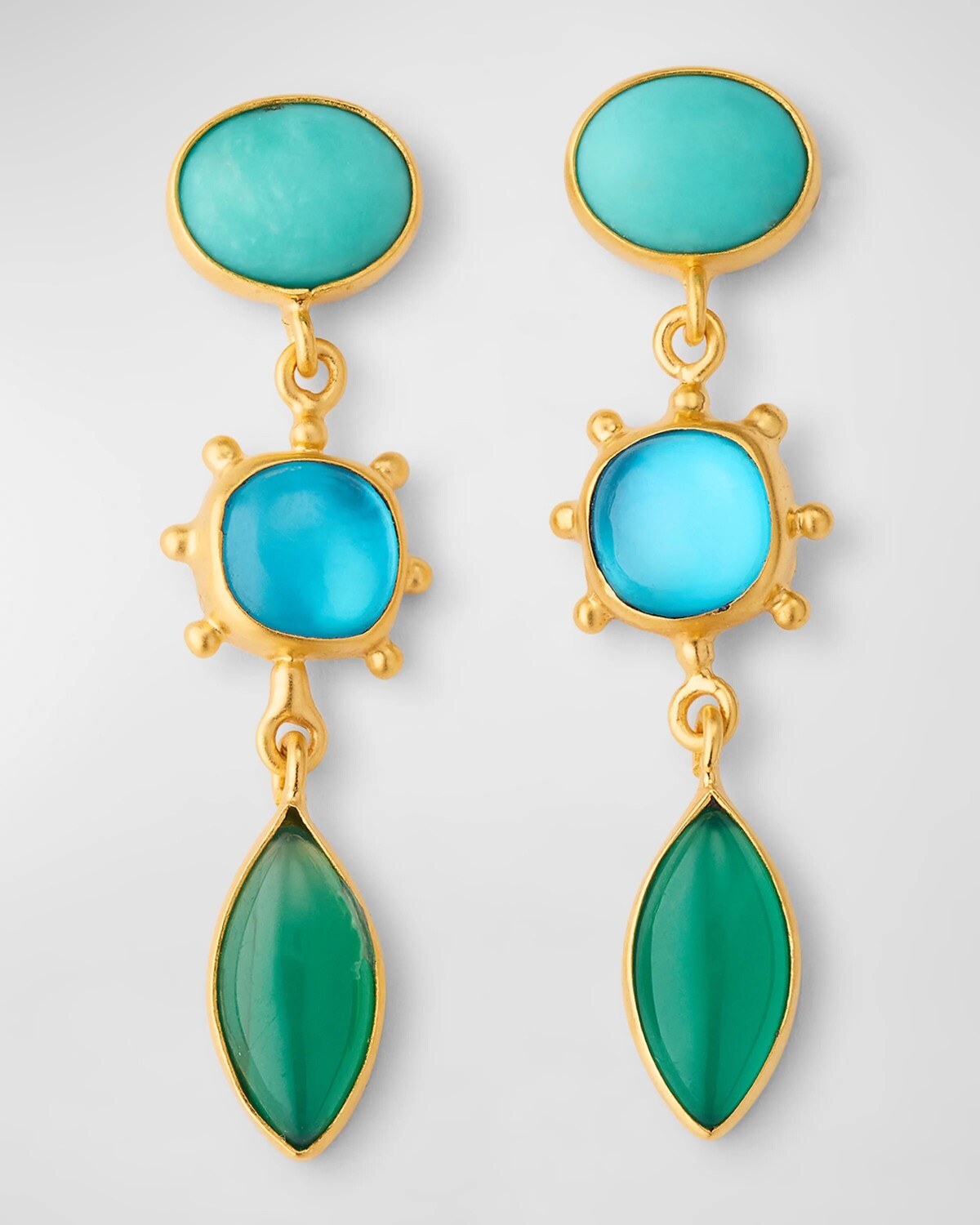 

Линейные серьги Портофино Dina Mackney, цвет Gold