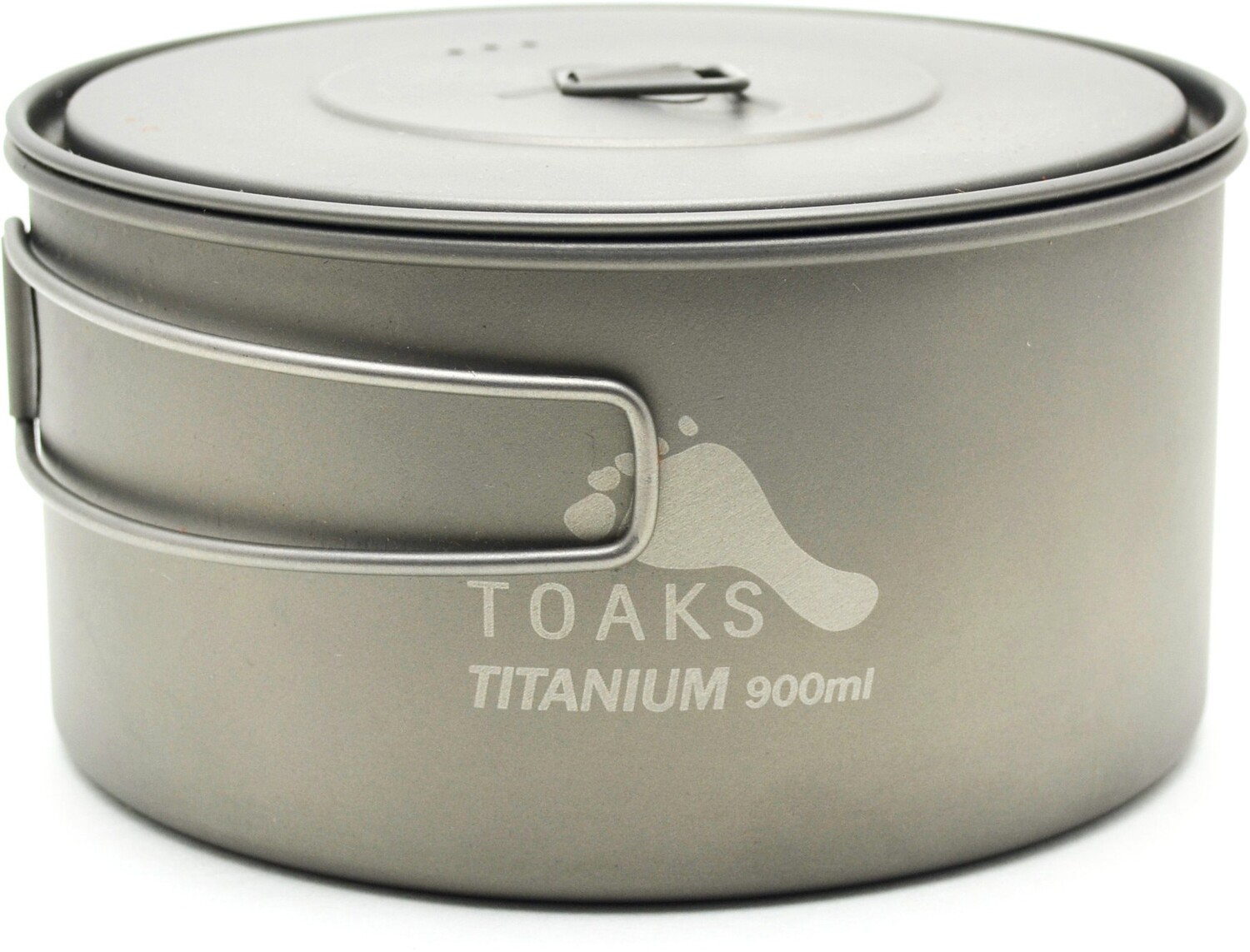 

Титановый горшок 900мл Д130мм TOAKS, серый
