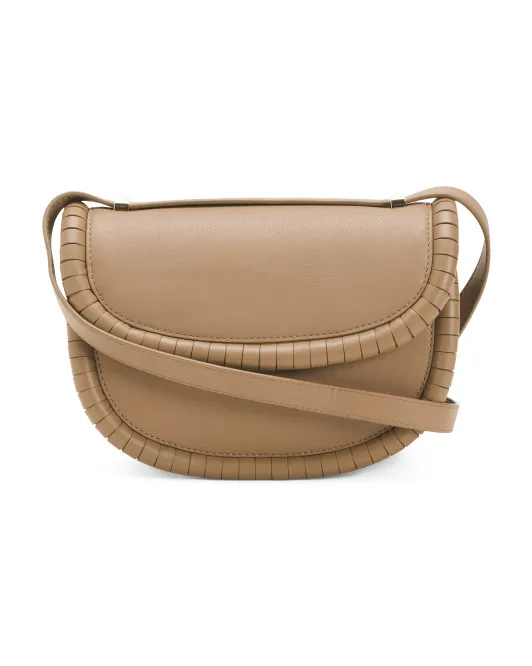 

Кожаная сумка через плечо Nesch Vince Camuto, цвет Harvest
