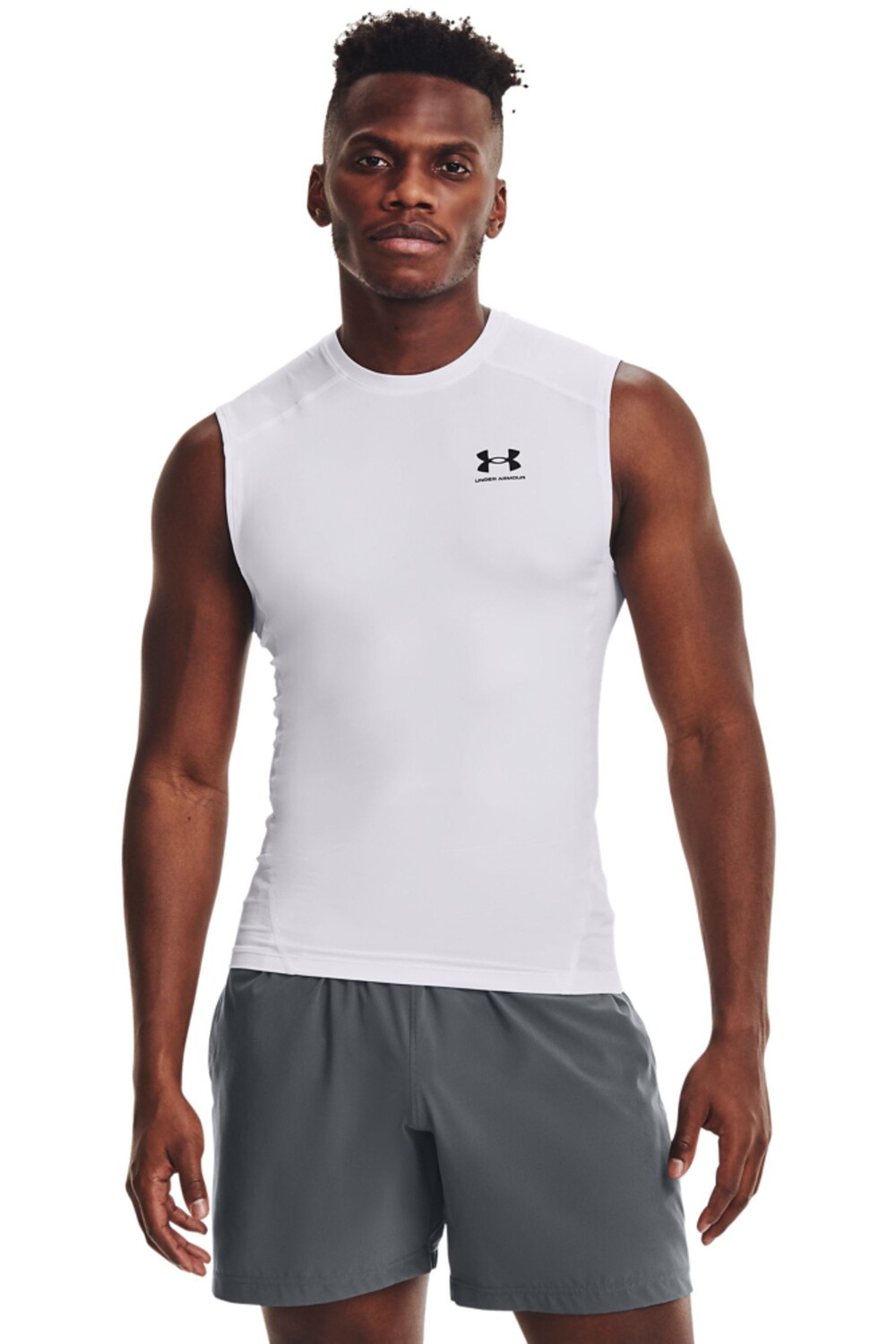 

Белая футболка без рукавов HeatGear Under Armour, белый
