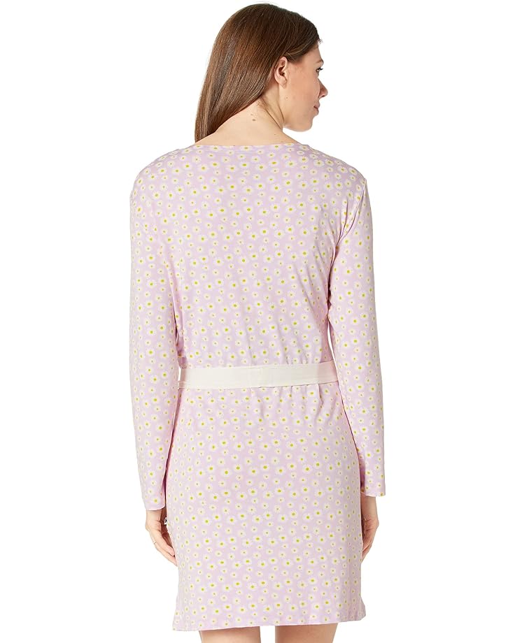 Пижамный комплект Kickee Pants Maternity Nursing Robe & Matching Layette Gown/Hat Set, цвет Thistle Chamomile
